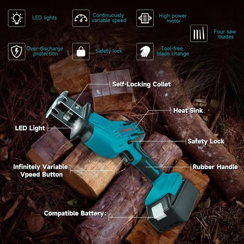 Bosch 9980VF Reciprocating Saw Cordless - Image 4